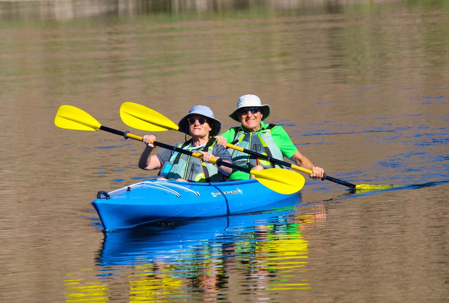 Person kayaking