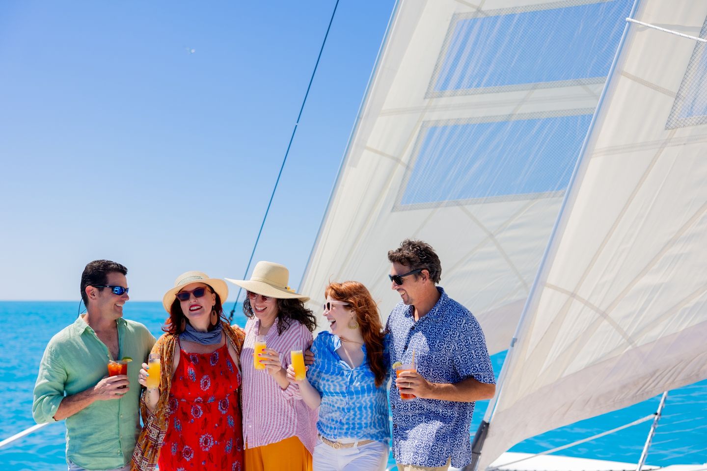 Group with drinks
