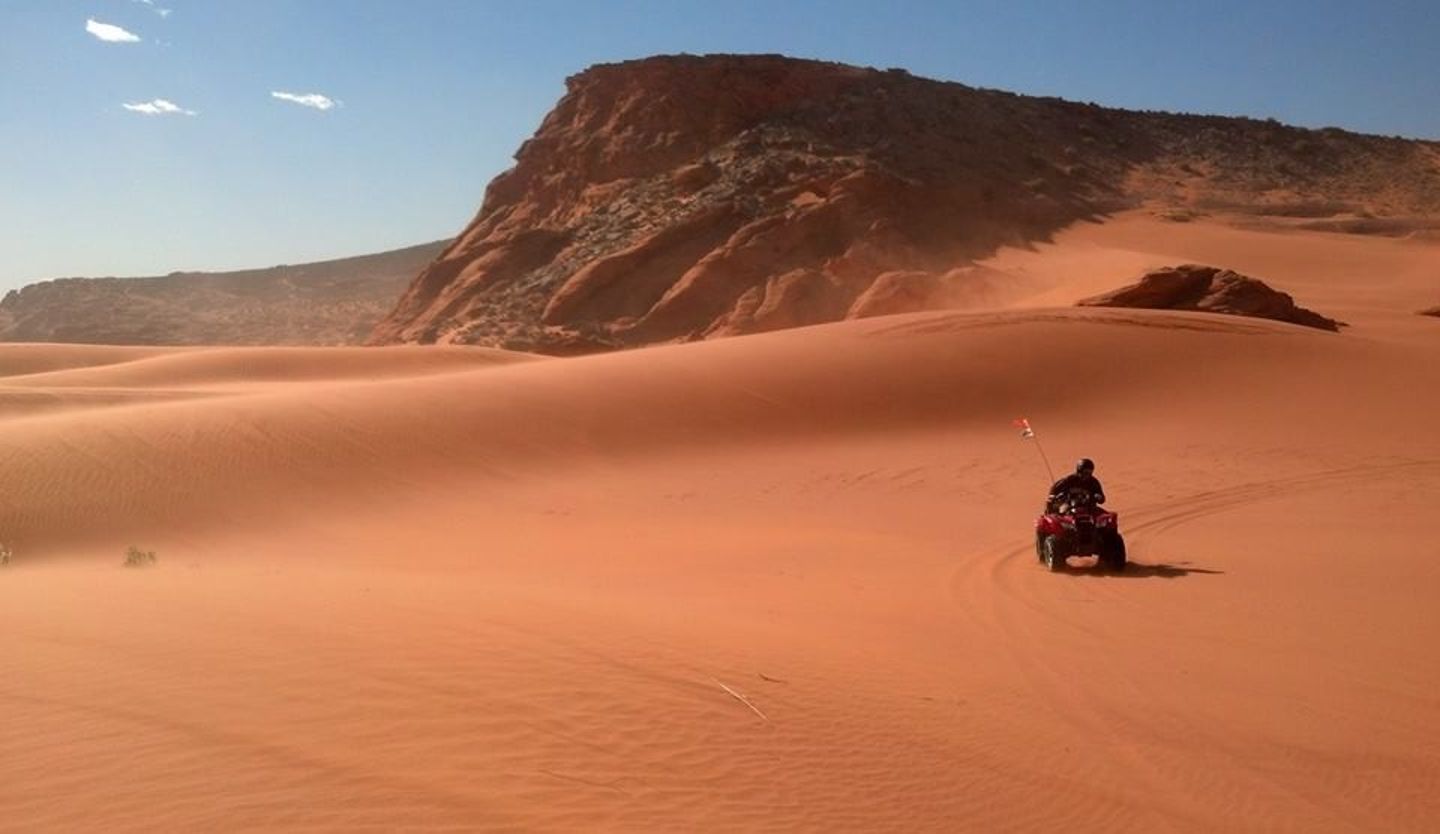 ATV in dessert