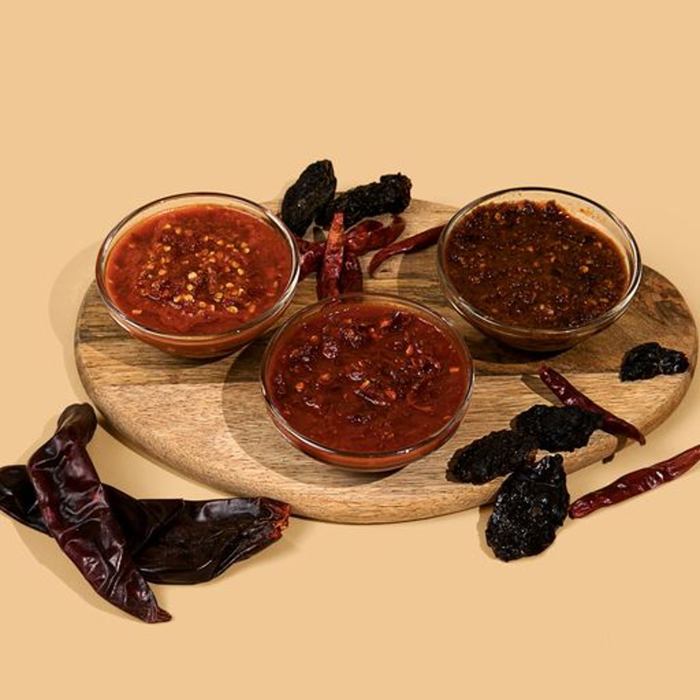 Finished hot sauces