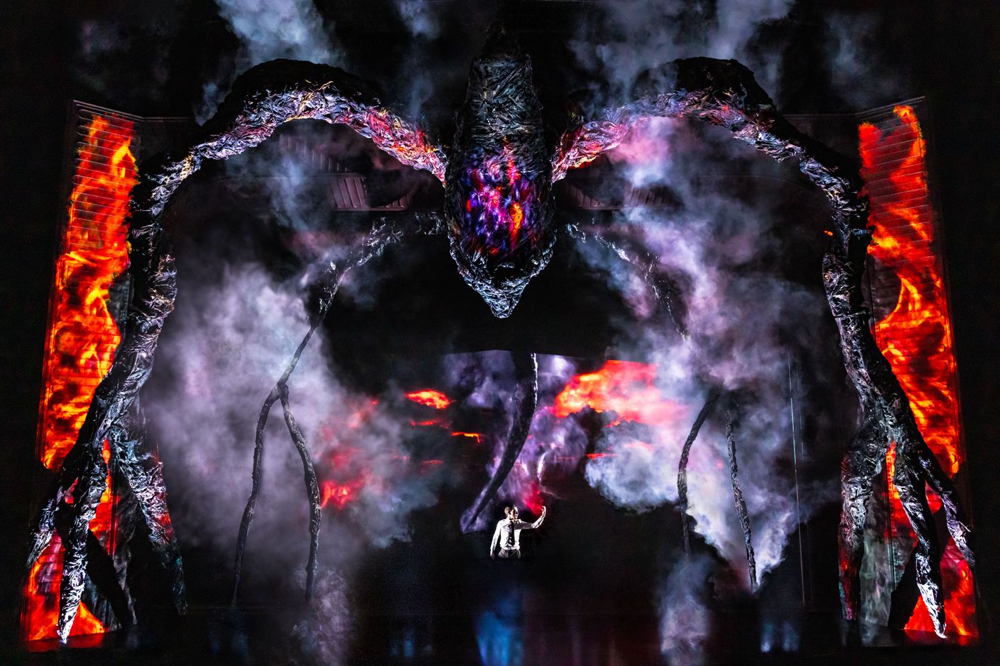 Giant lava spider