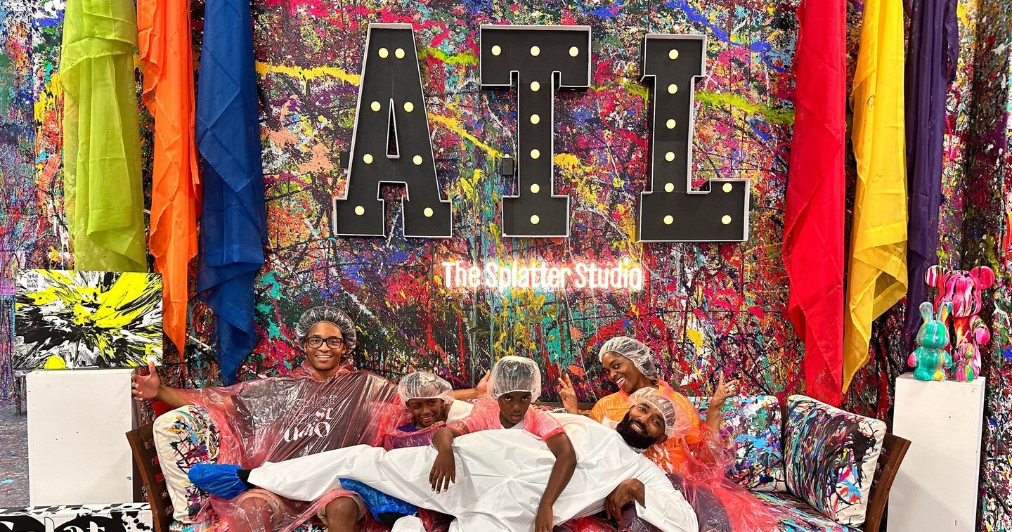 Family splatter paint