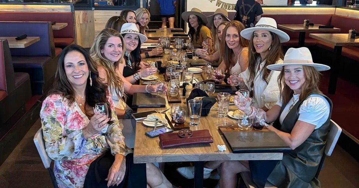 Group at table