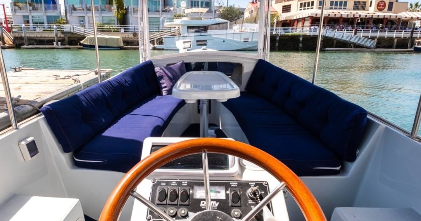 Interior of boat