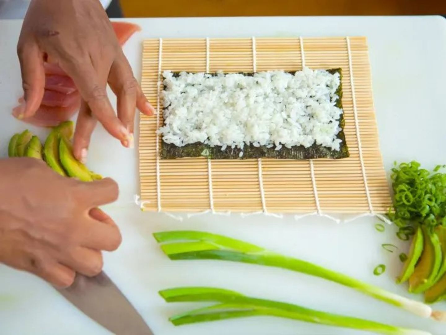Sushi making
