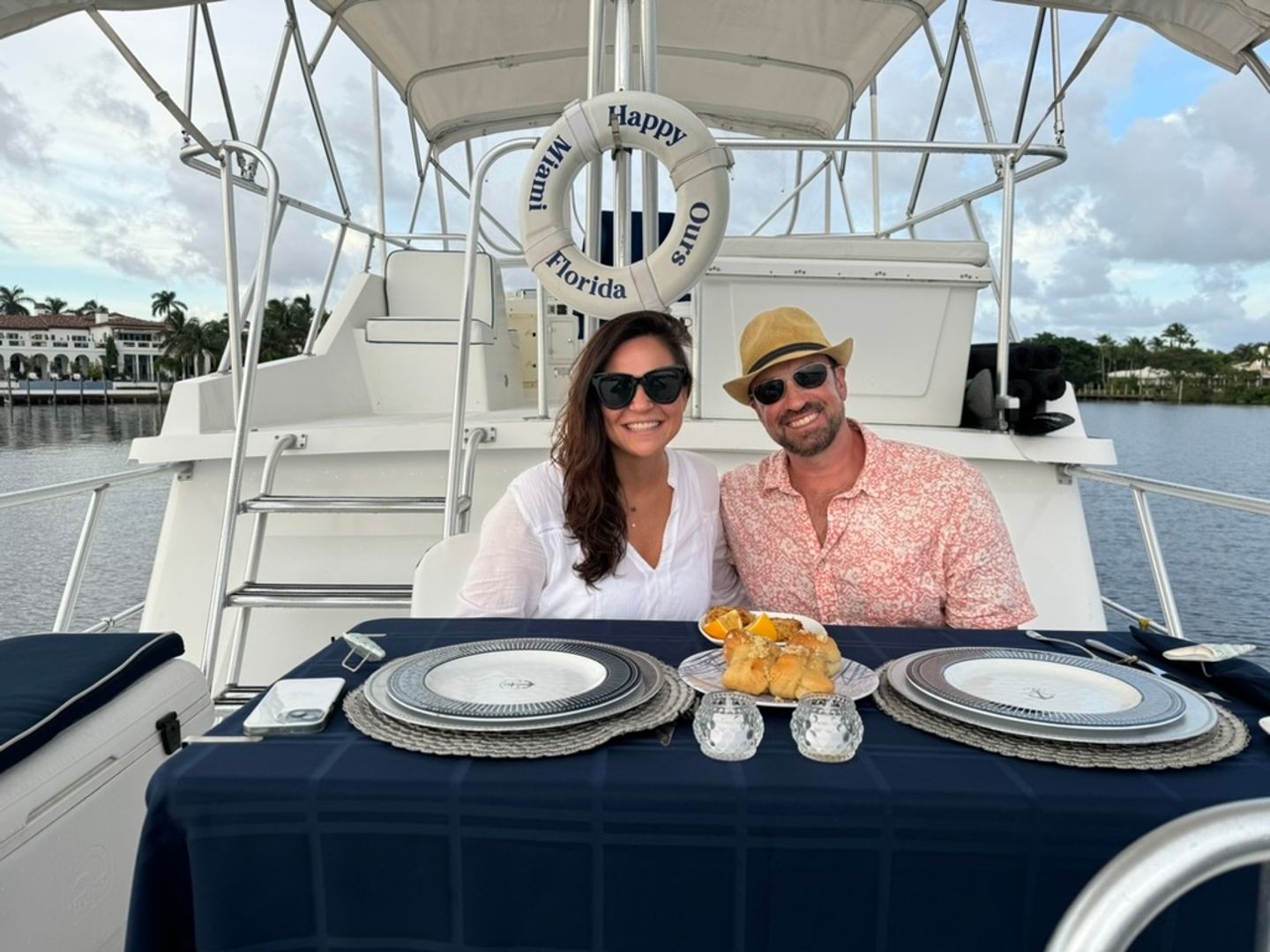 Couple dining