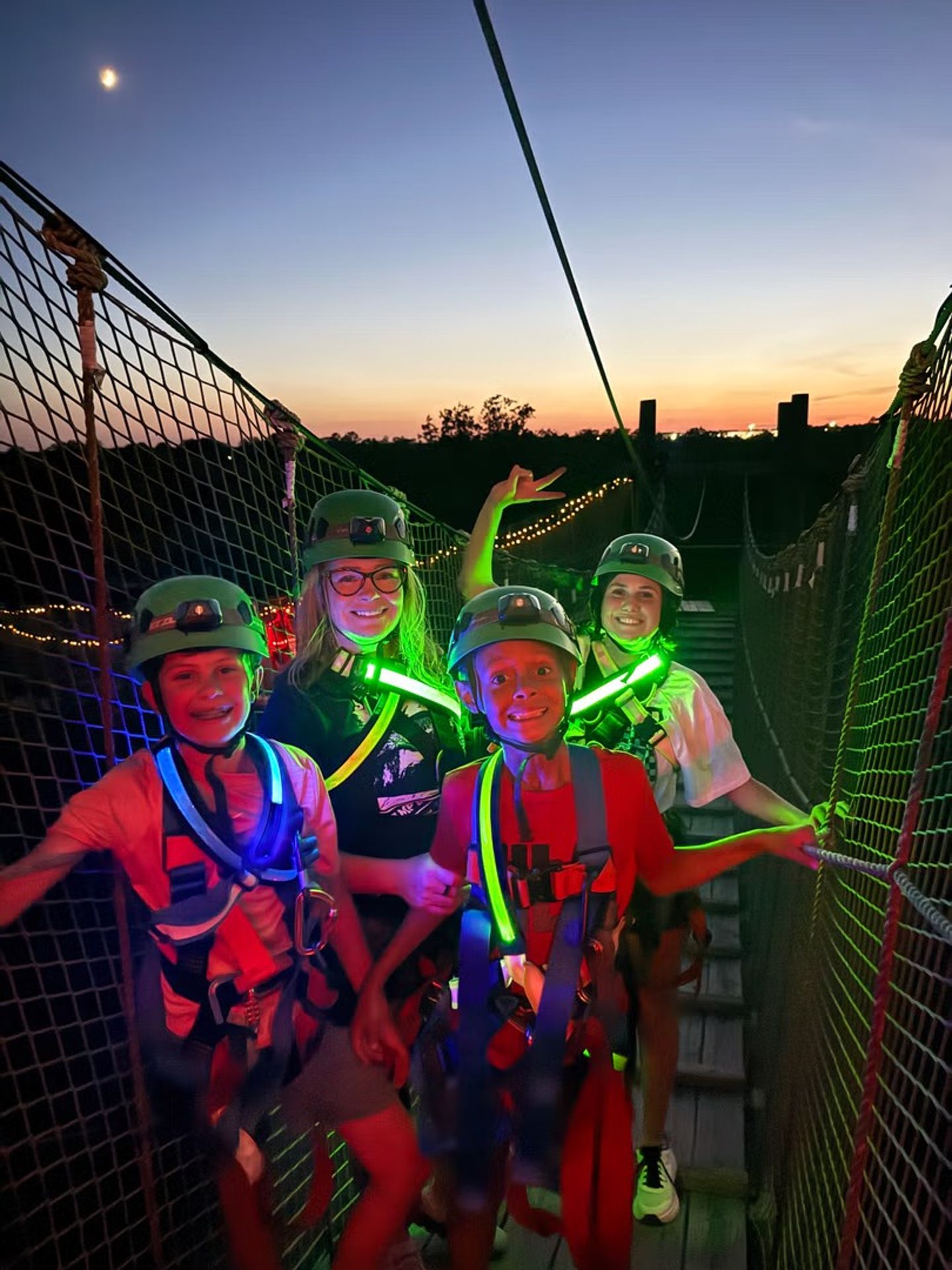Adventure Park at Night