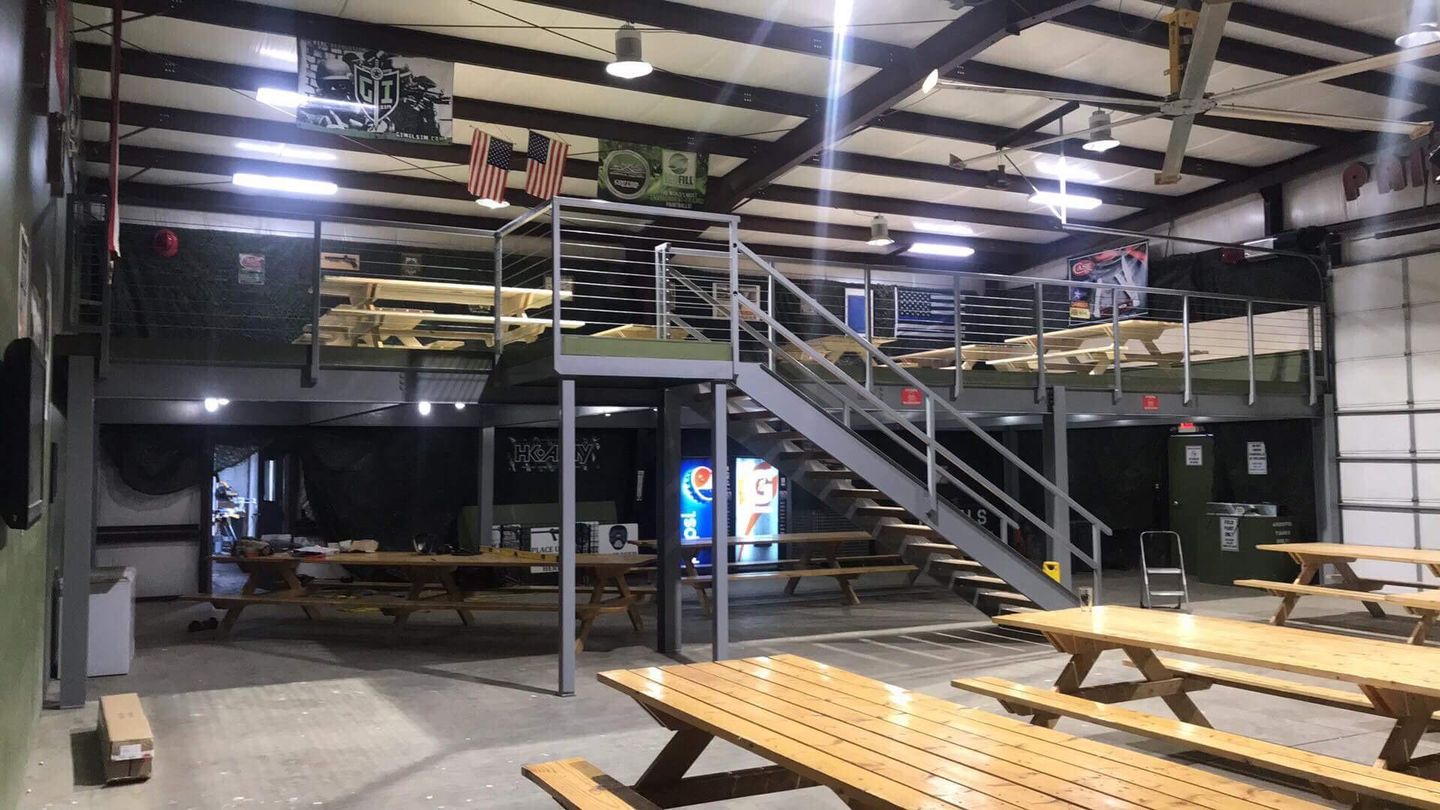 Inside facility