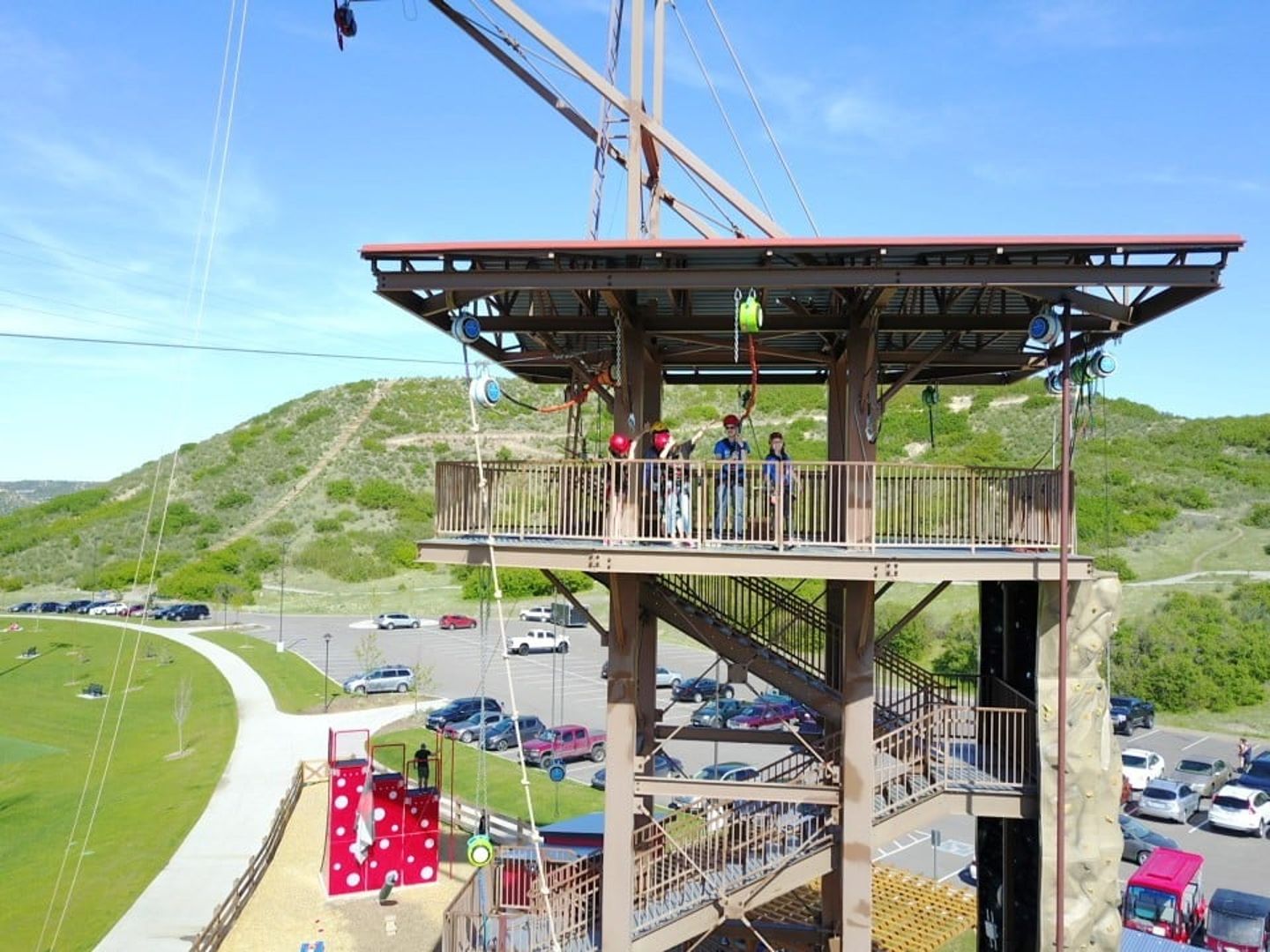 Ziplining in Colorado