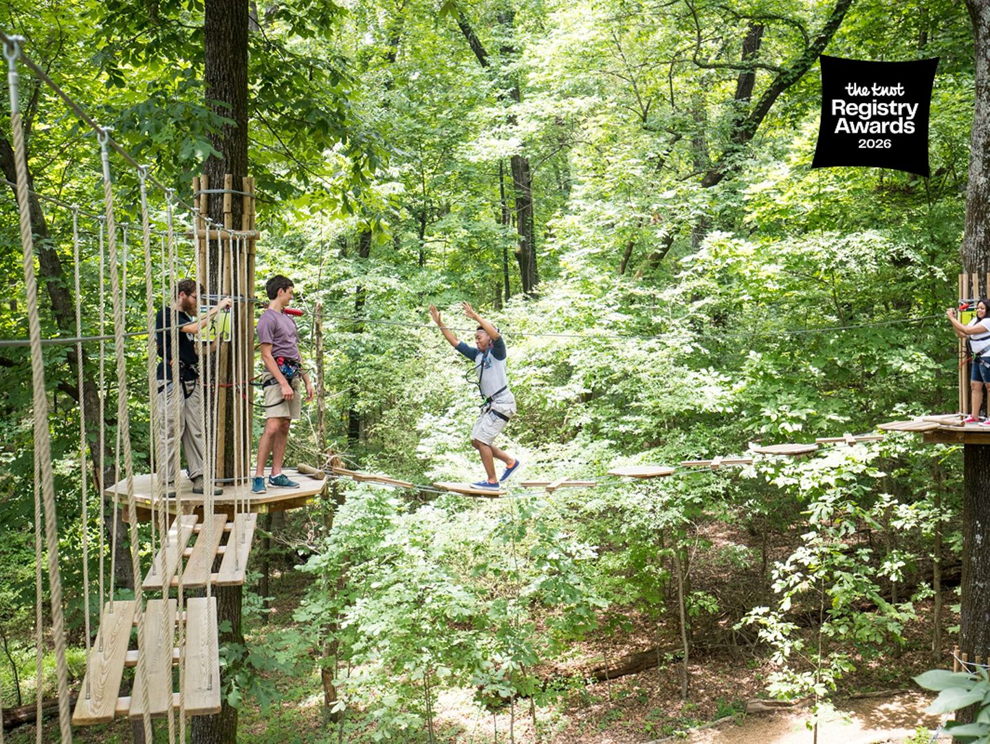 Treetop Climbing adventure - The Knot Awards