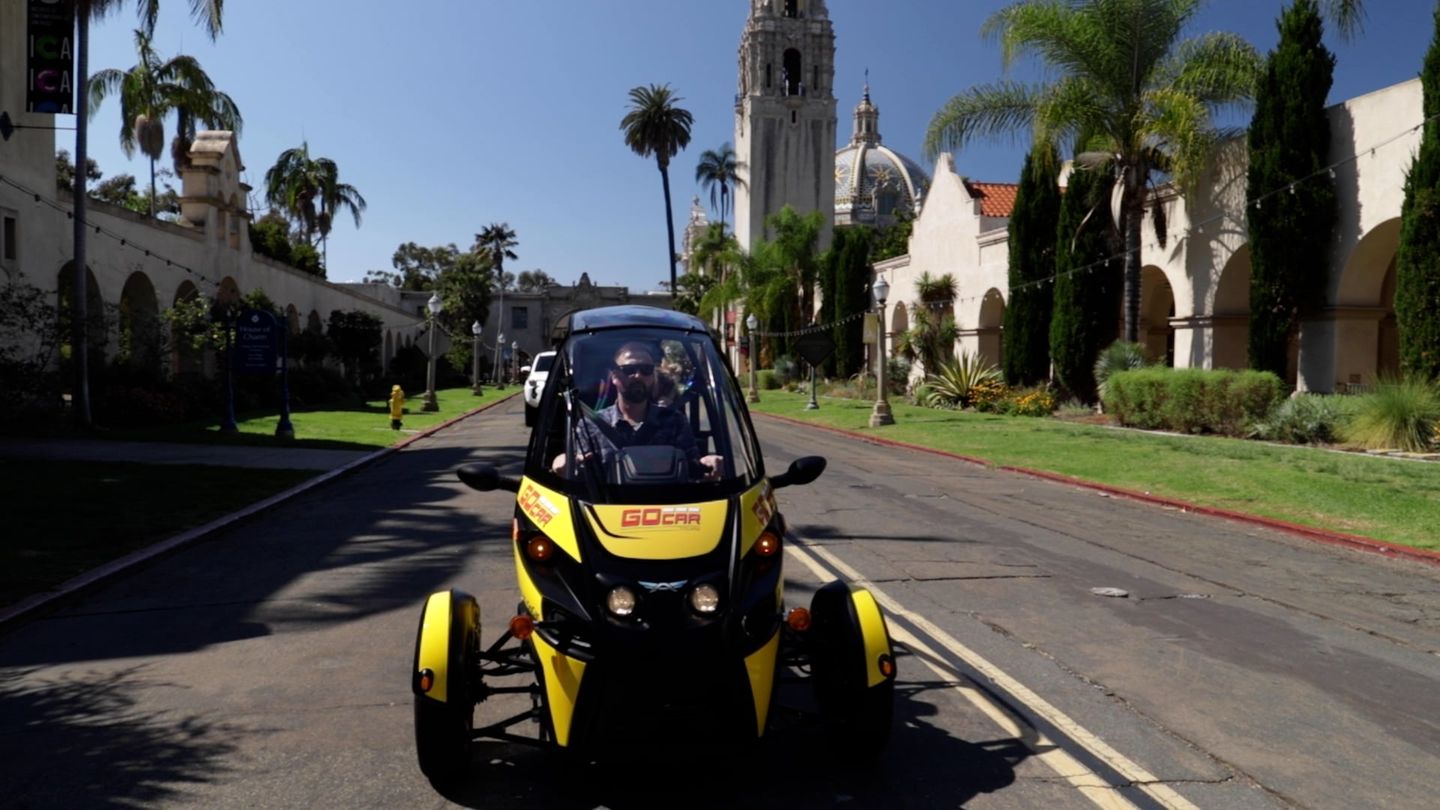 Driving around San diego