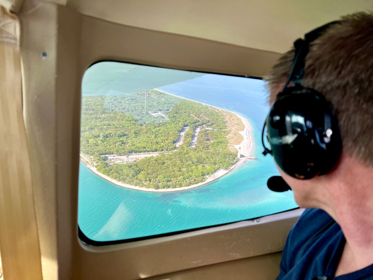Man in plane