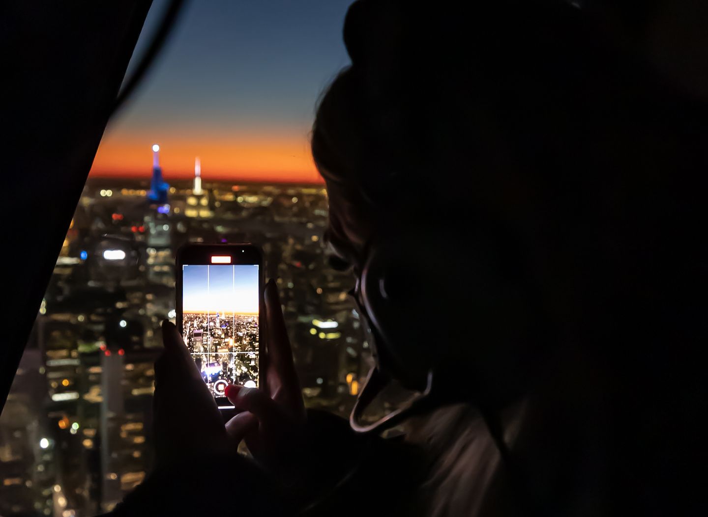 NYC at sunset