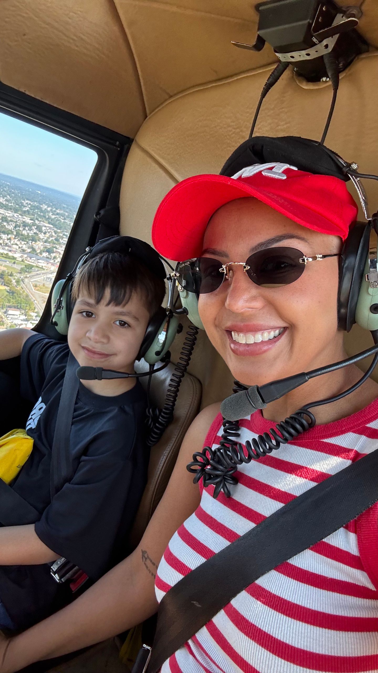 Mom and Son Flying