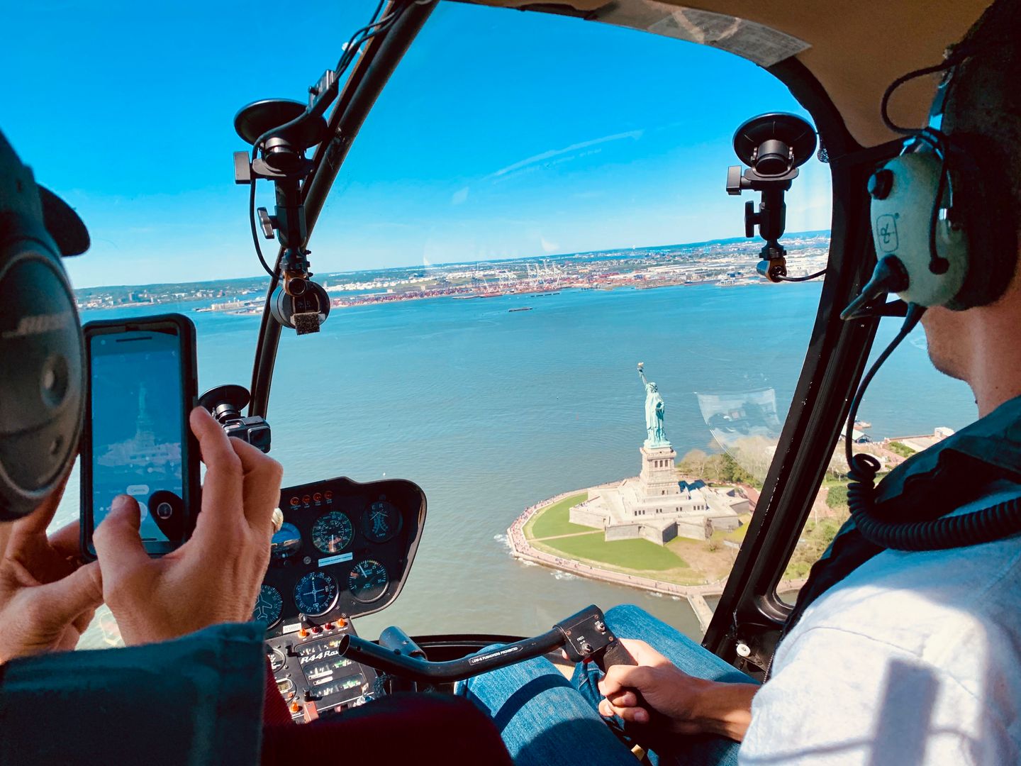 Statue of Liberty from Helicopter