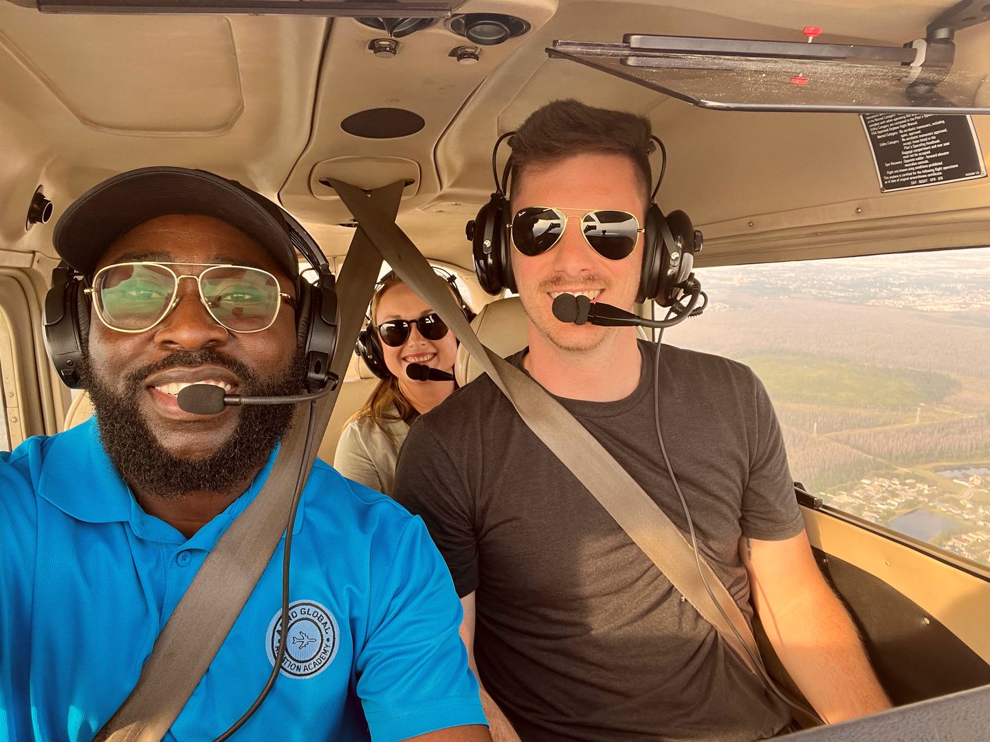 Pilot with passengers