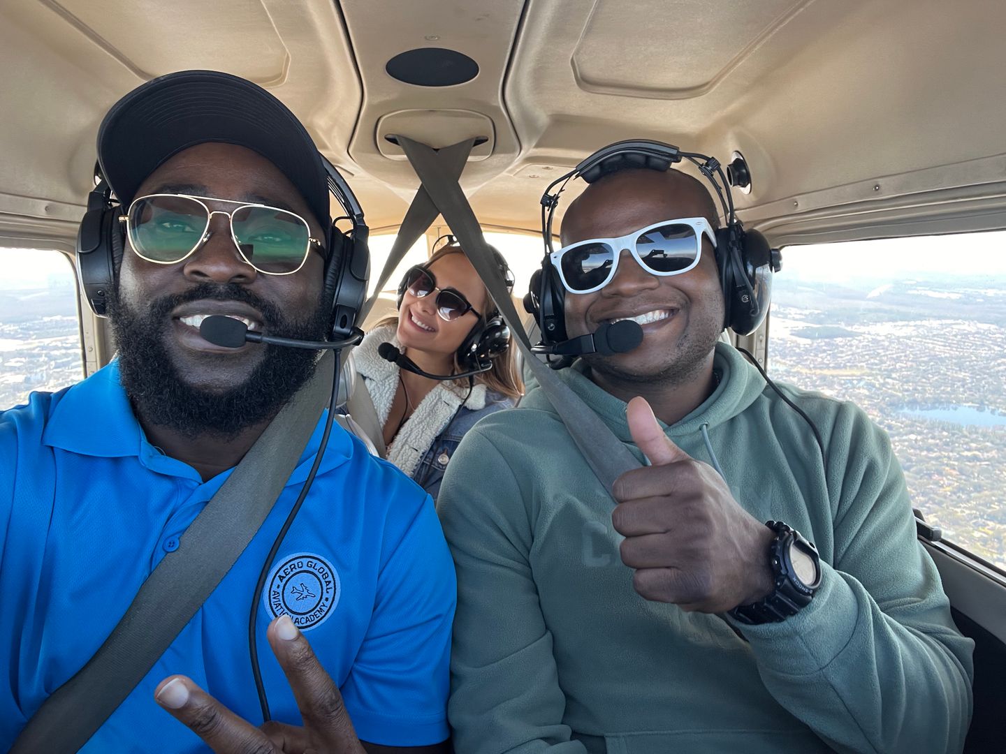 Pilot with passengers