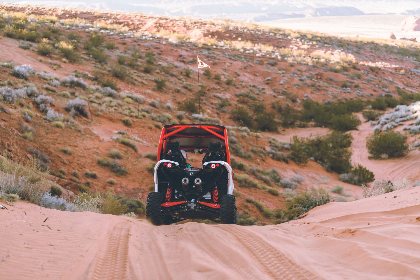 ATV on dirt path
