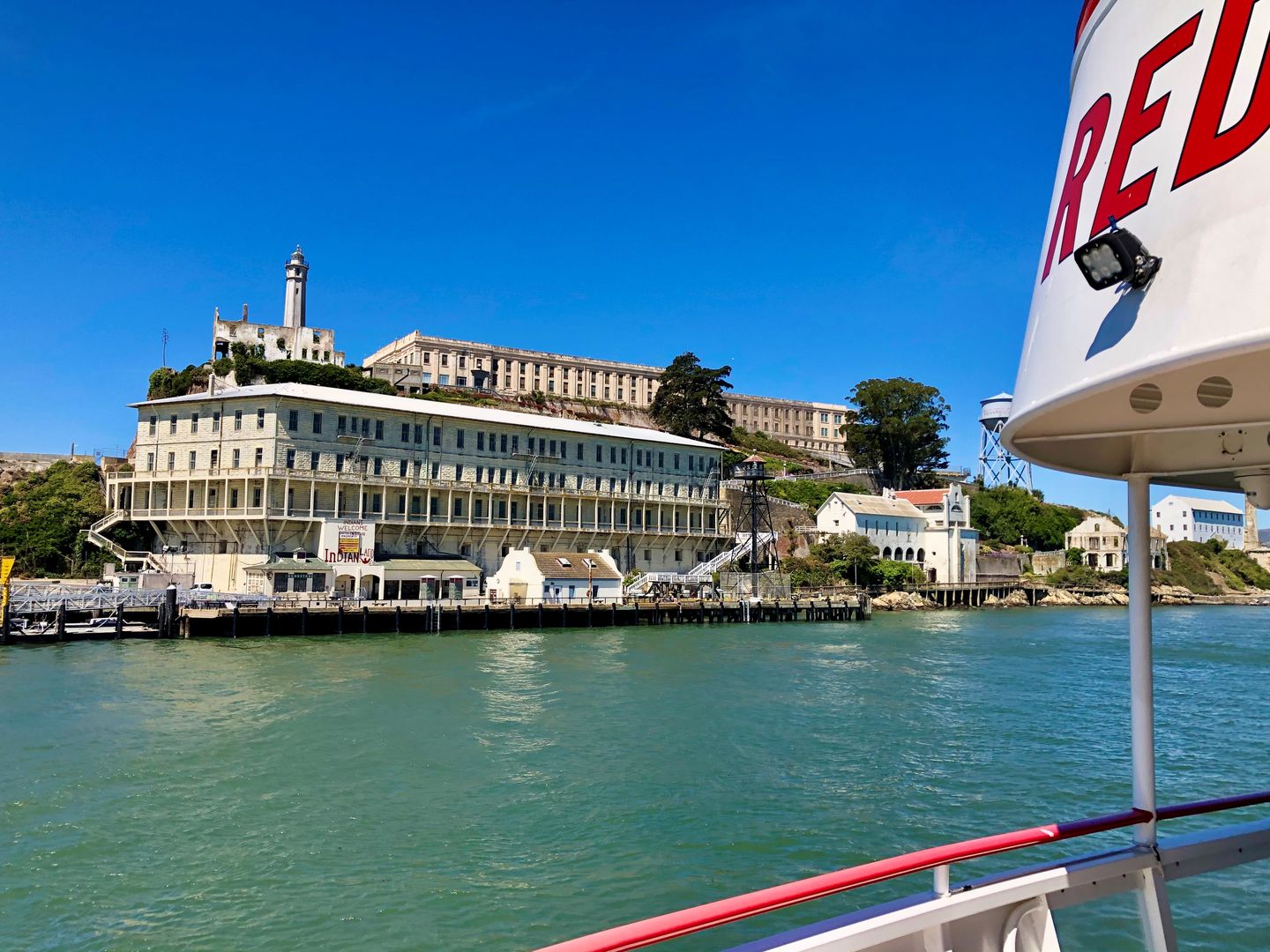 Alcatraz from boat