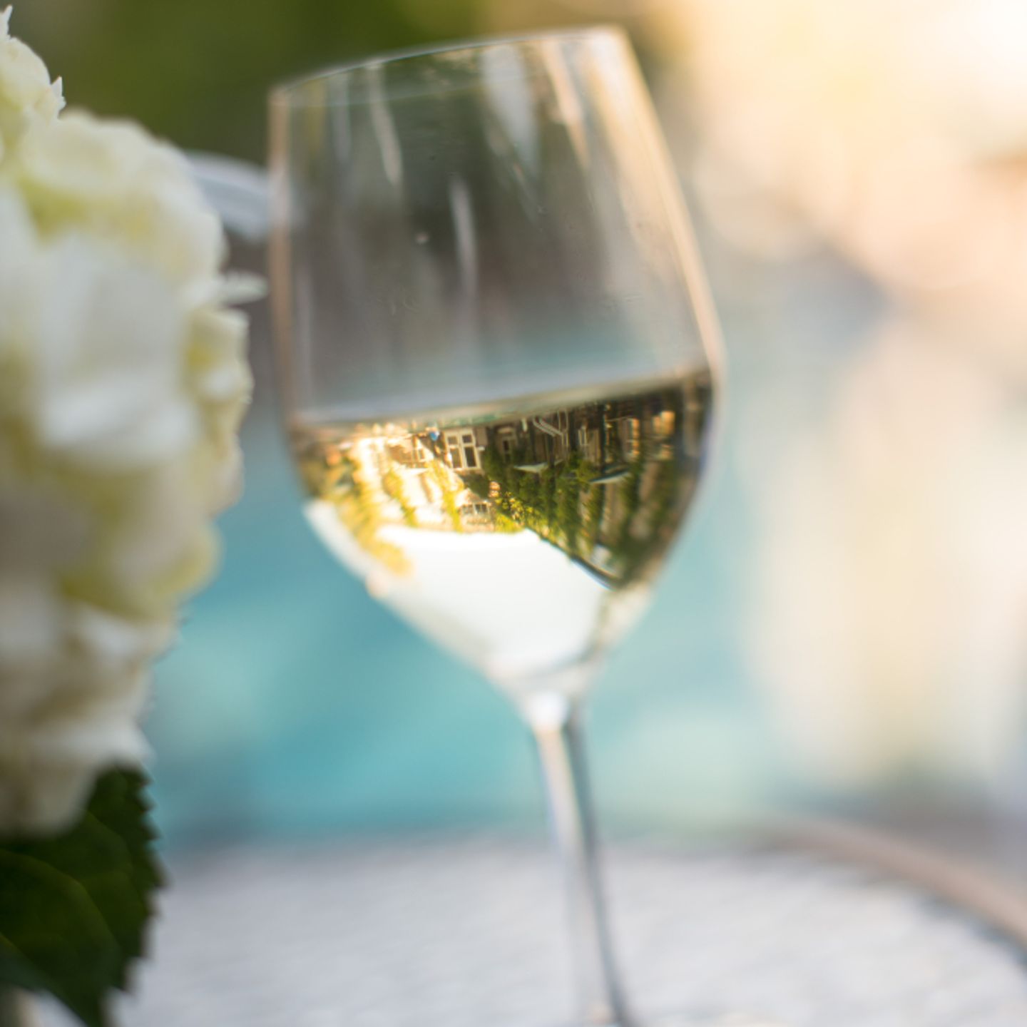 Wine pool side
