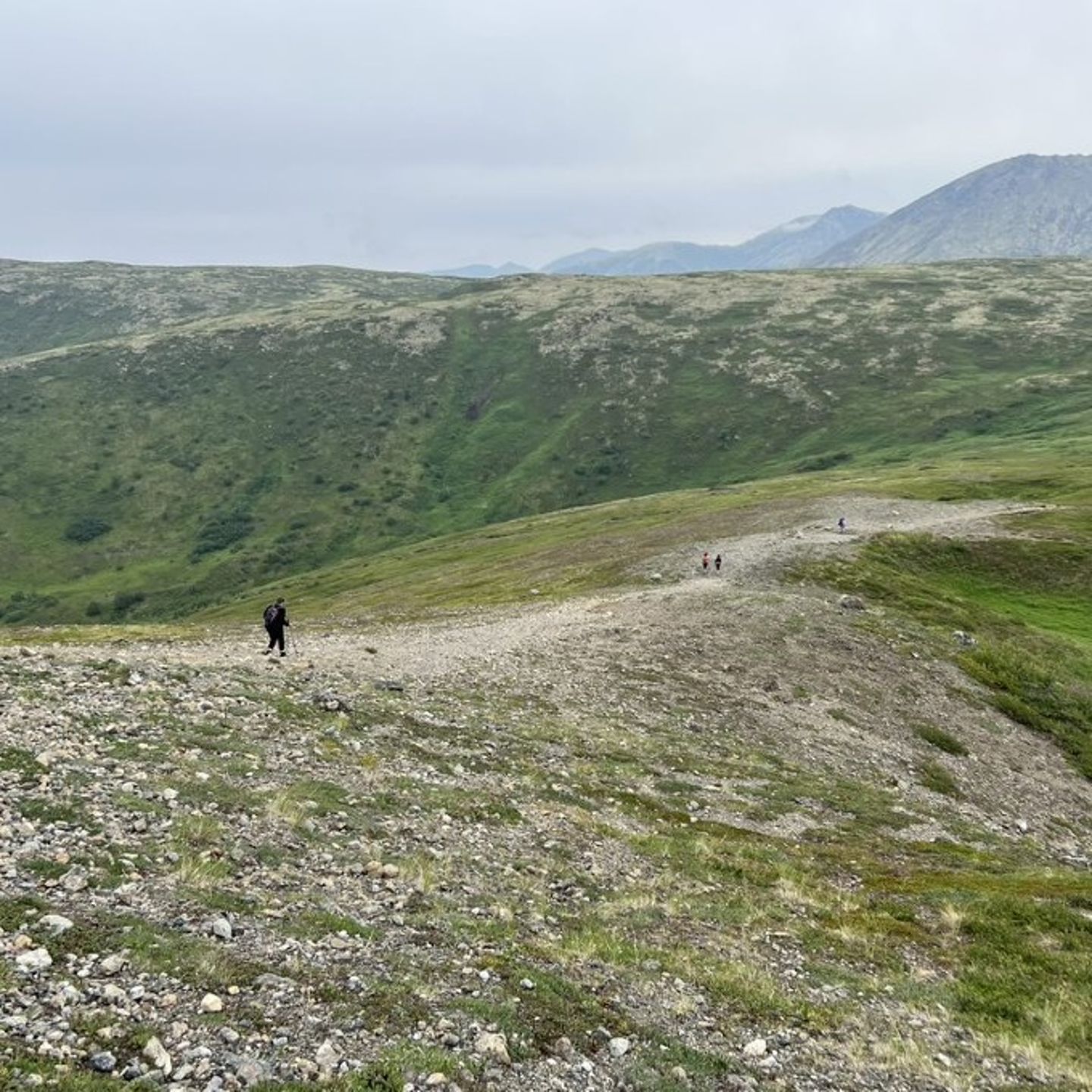 Person walking on trail