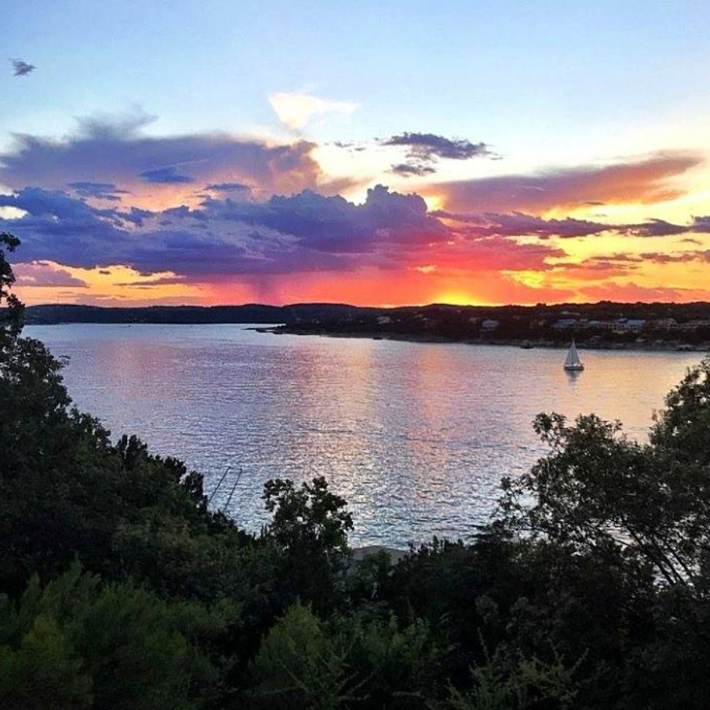 Sunset Over Water