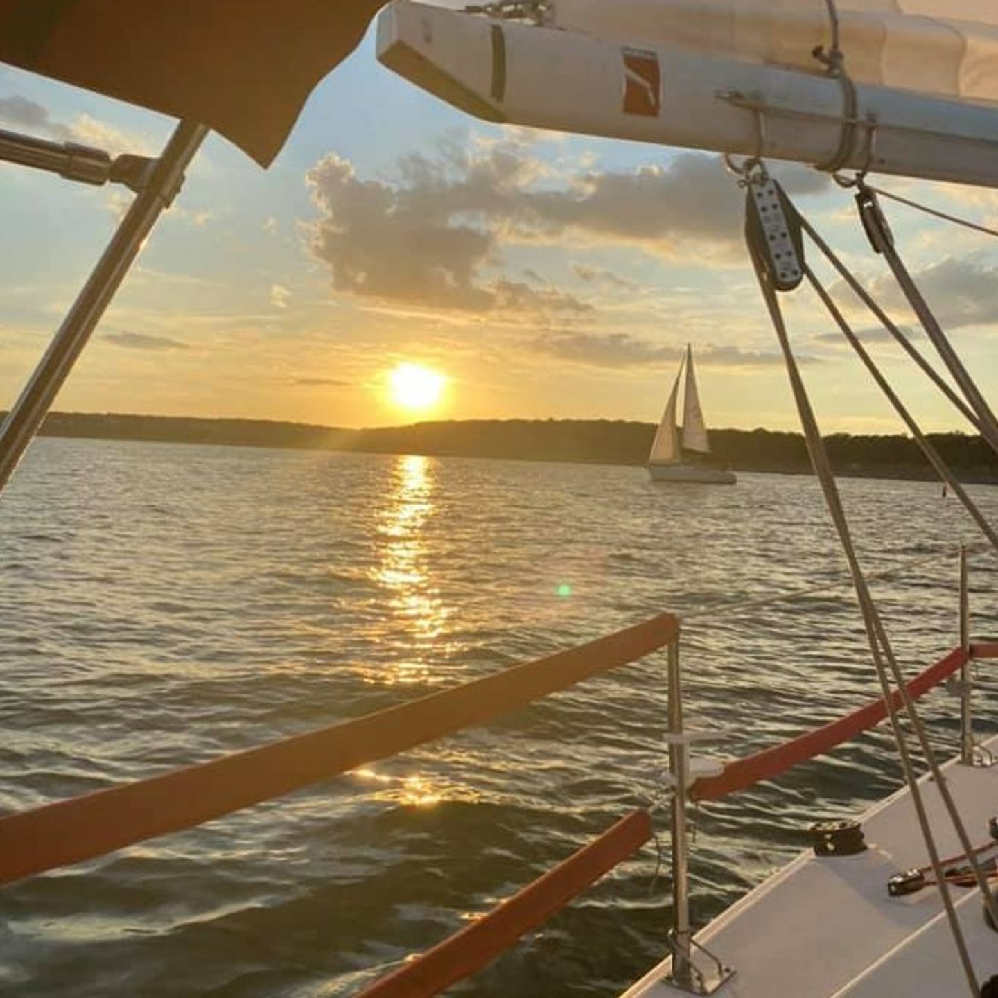 Picture at Sunset from Boat