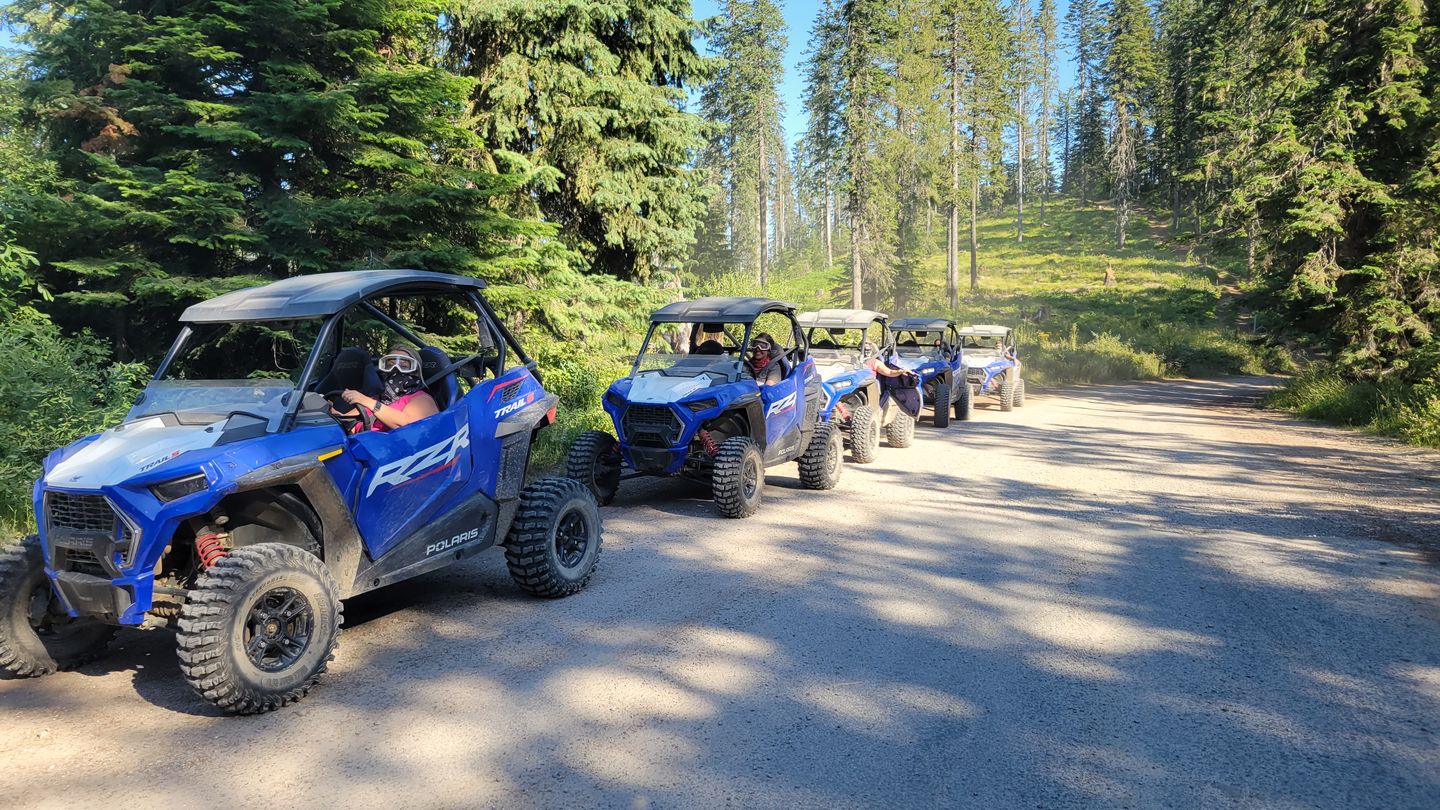 Line of ATV's