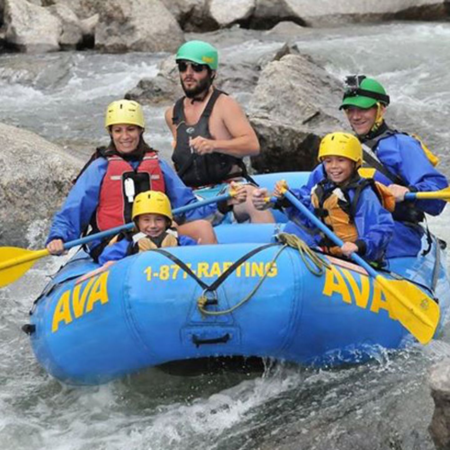 Family Rafting in Idaho Springs