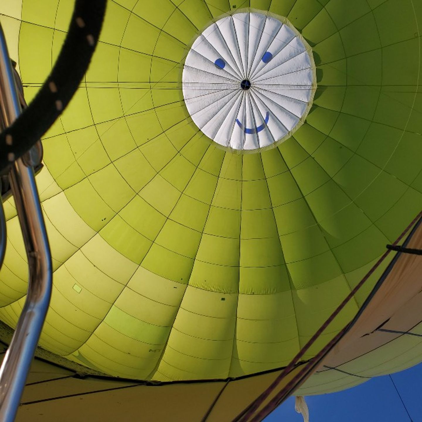 Smiley face on balloon