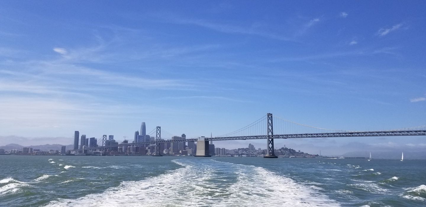 Bridge with city