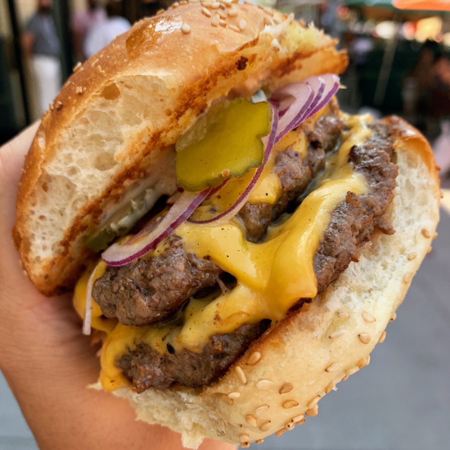 Double cheeseburger 