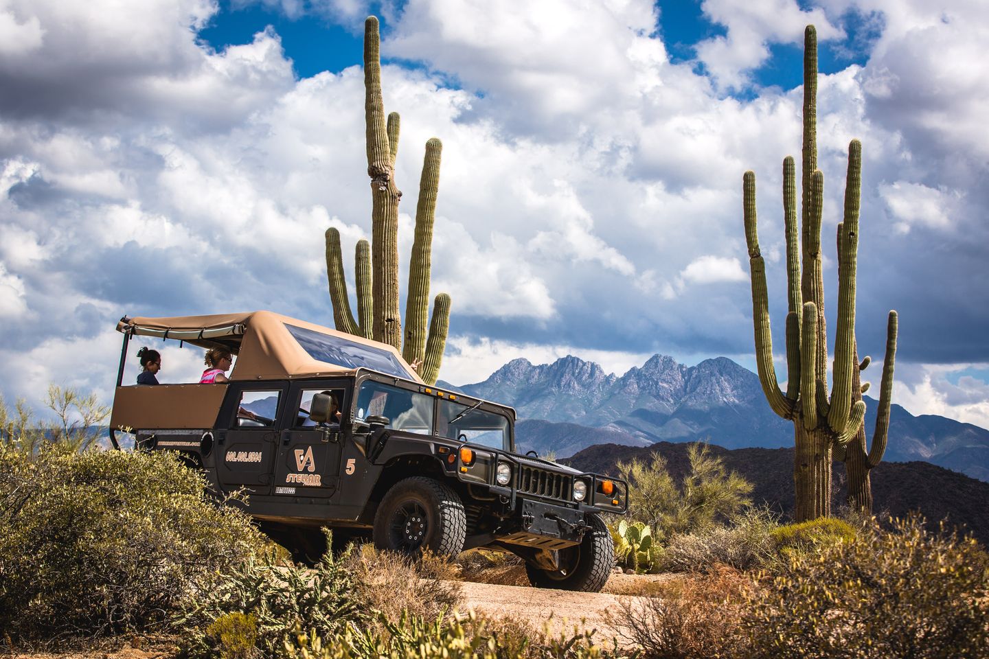 Hummer with views
