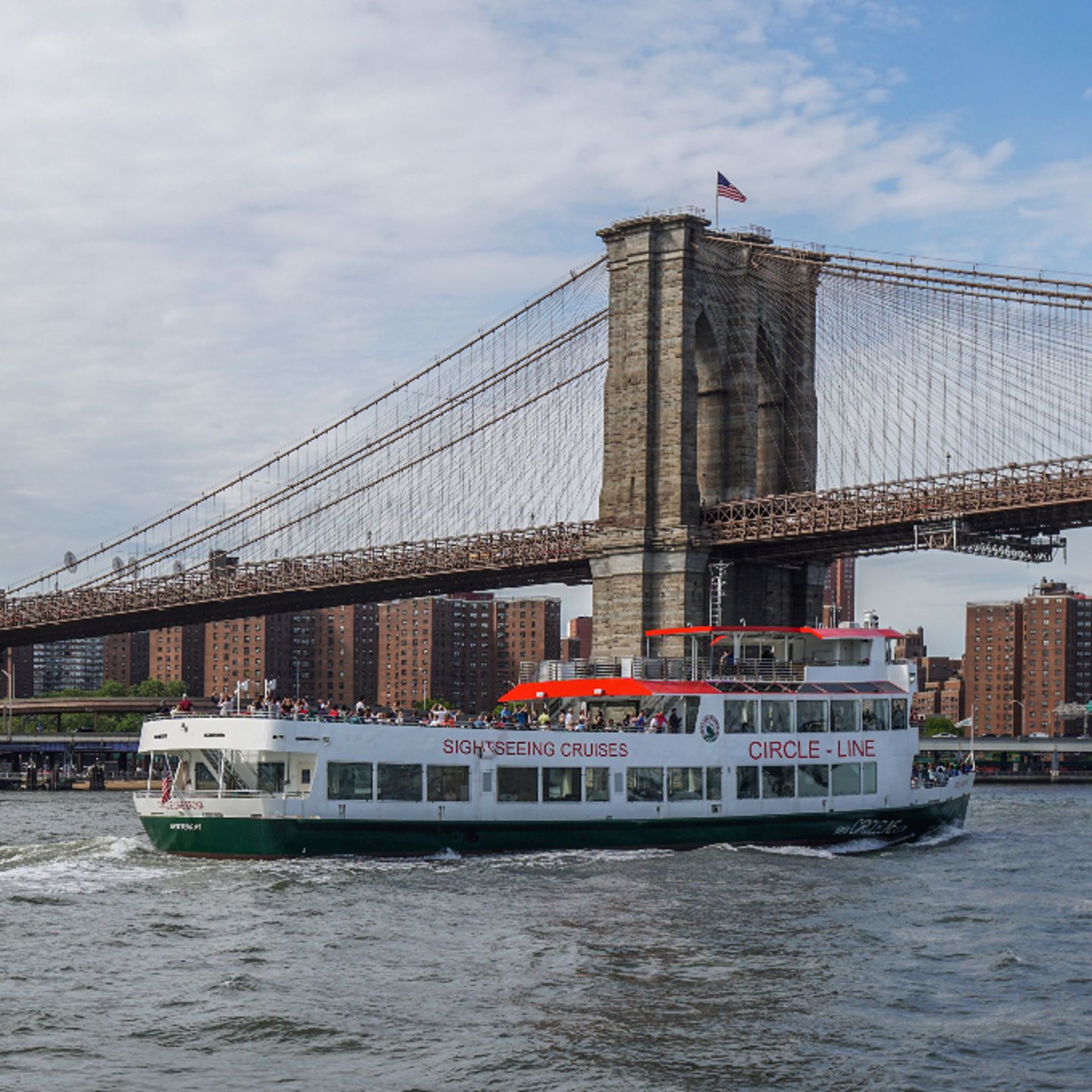 Boat near bridge