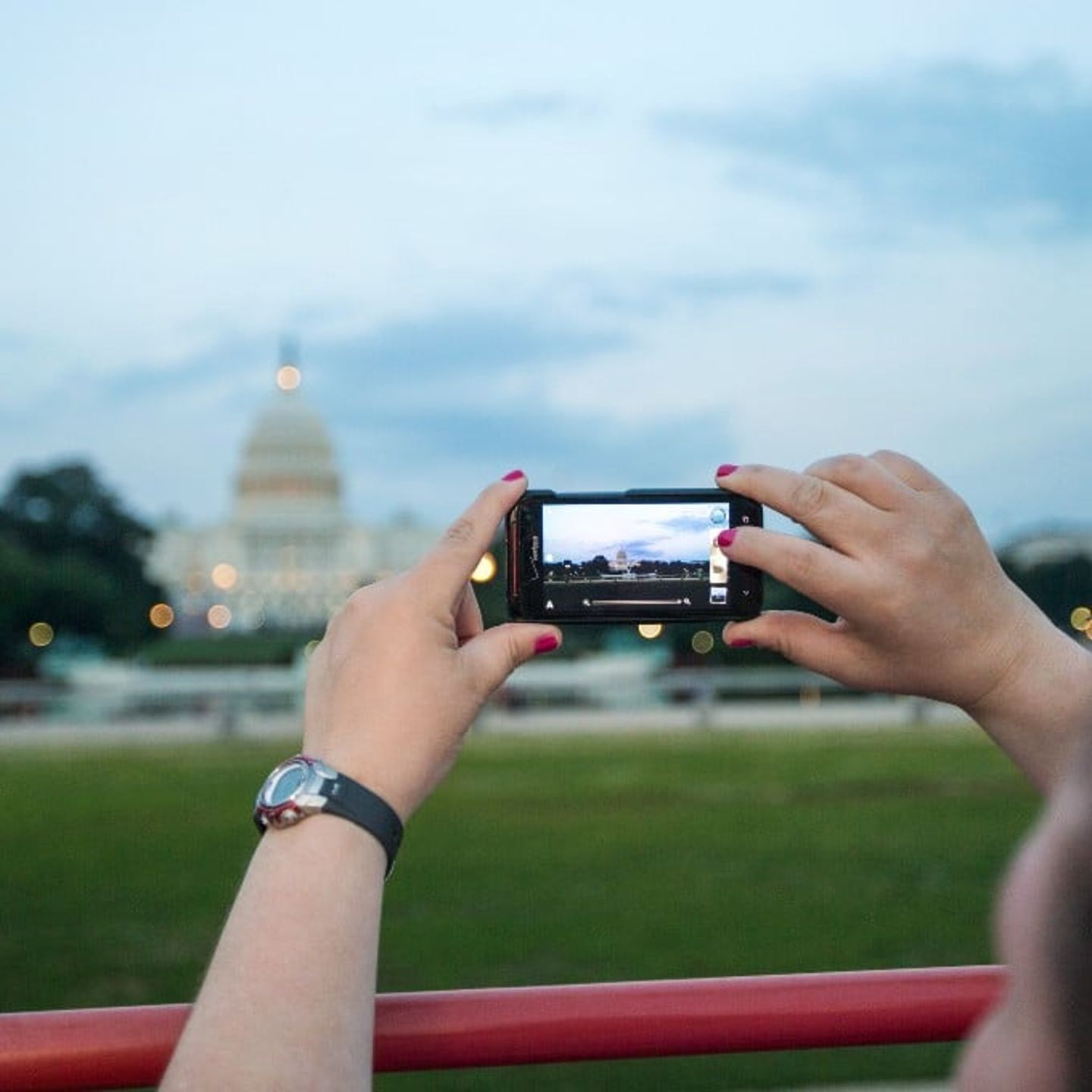 Person capturing capital