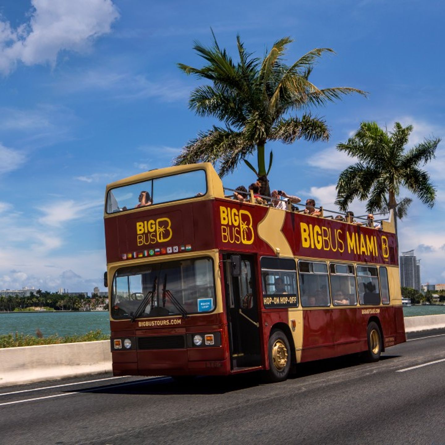 Bus near beach