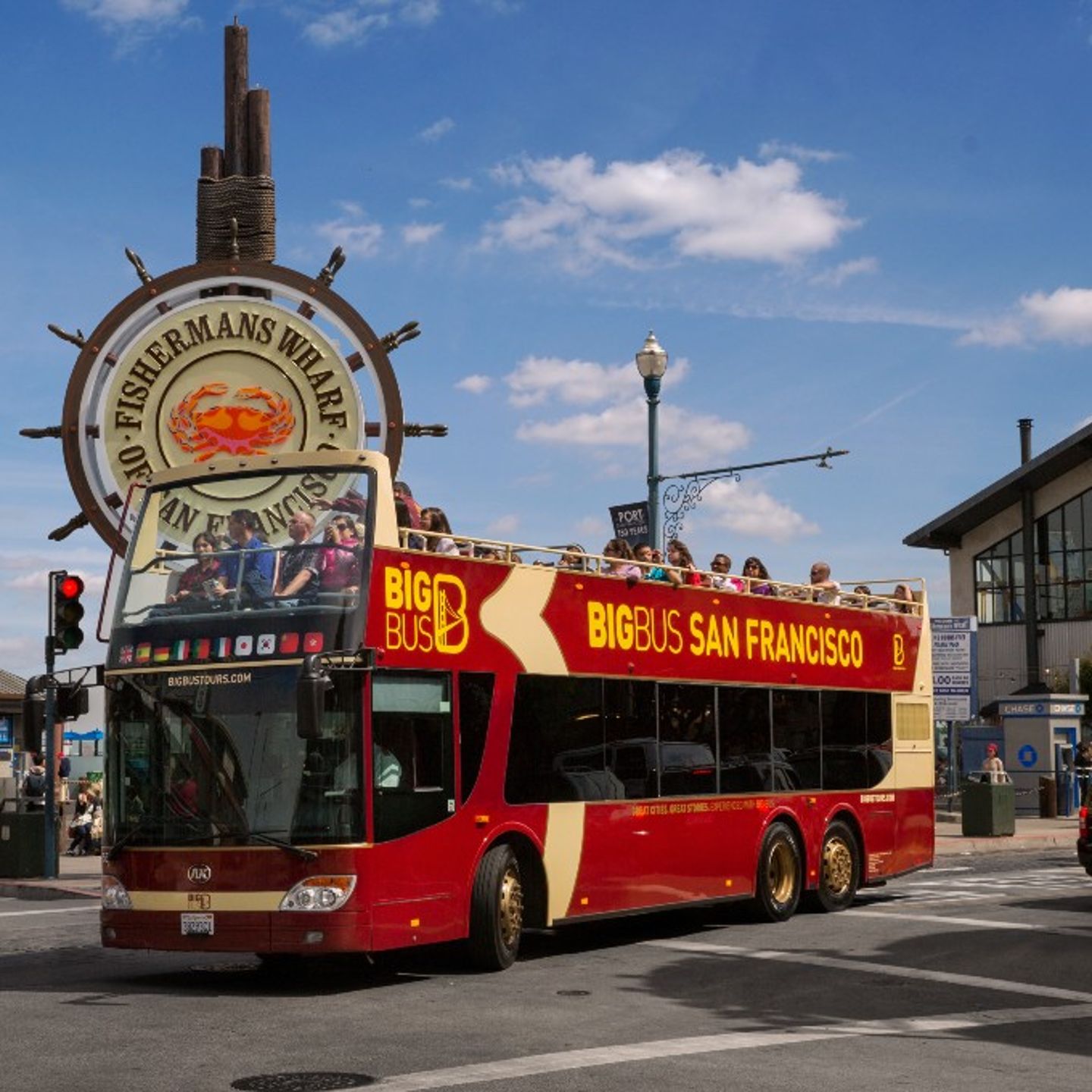 Big Bus at Fisherman Wharf