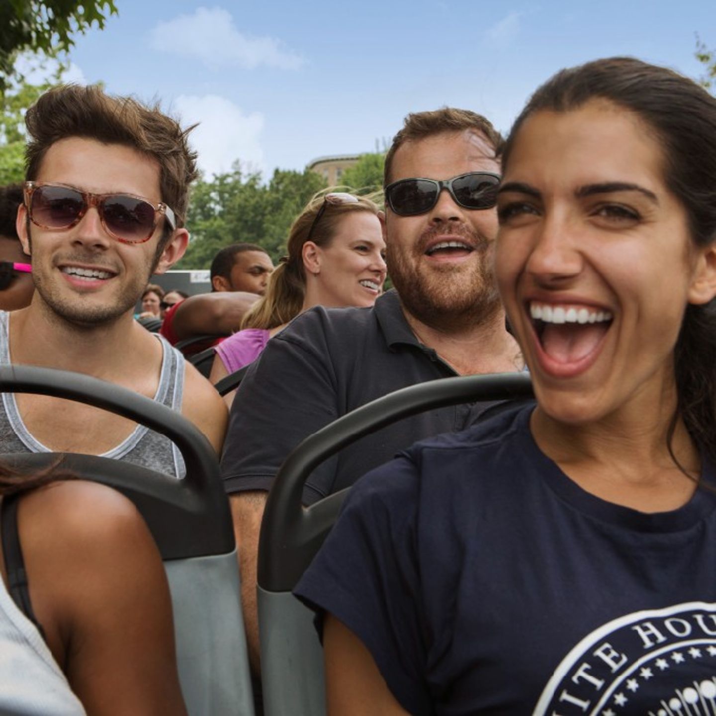 People enjoying tour
