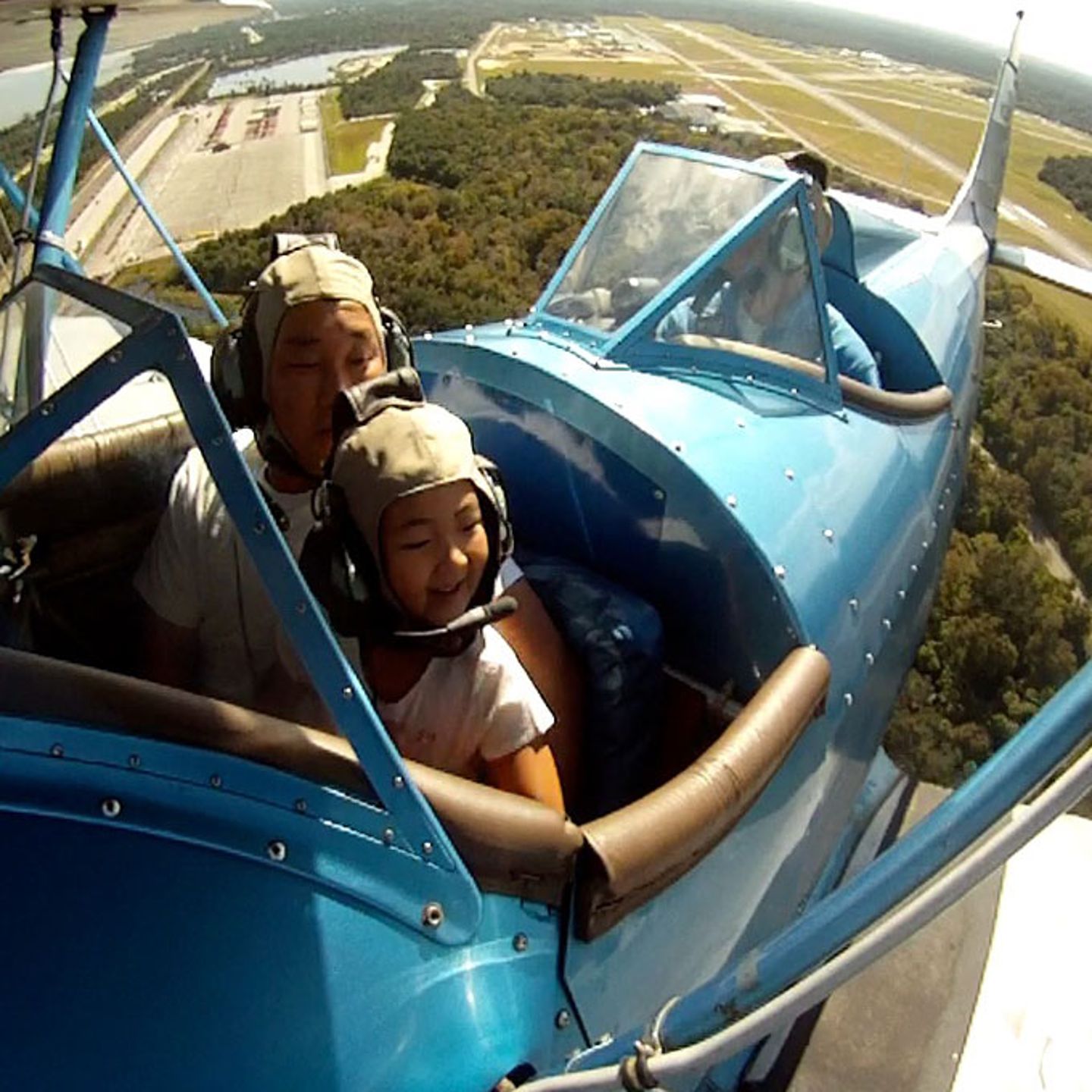 Historic Biplane Flight from Merritt Island, FL
