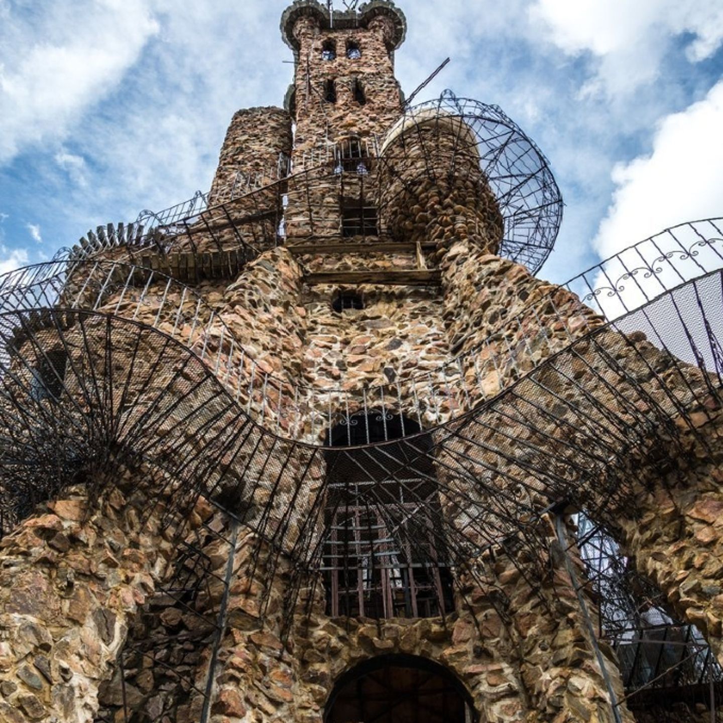 Bishop castle from below