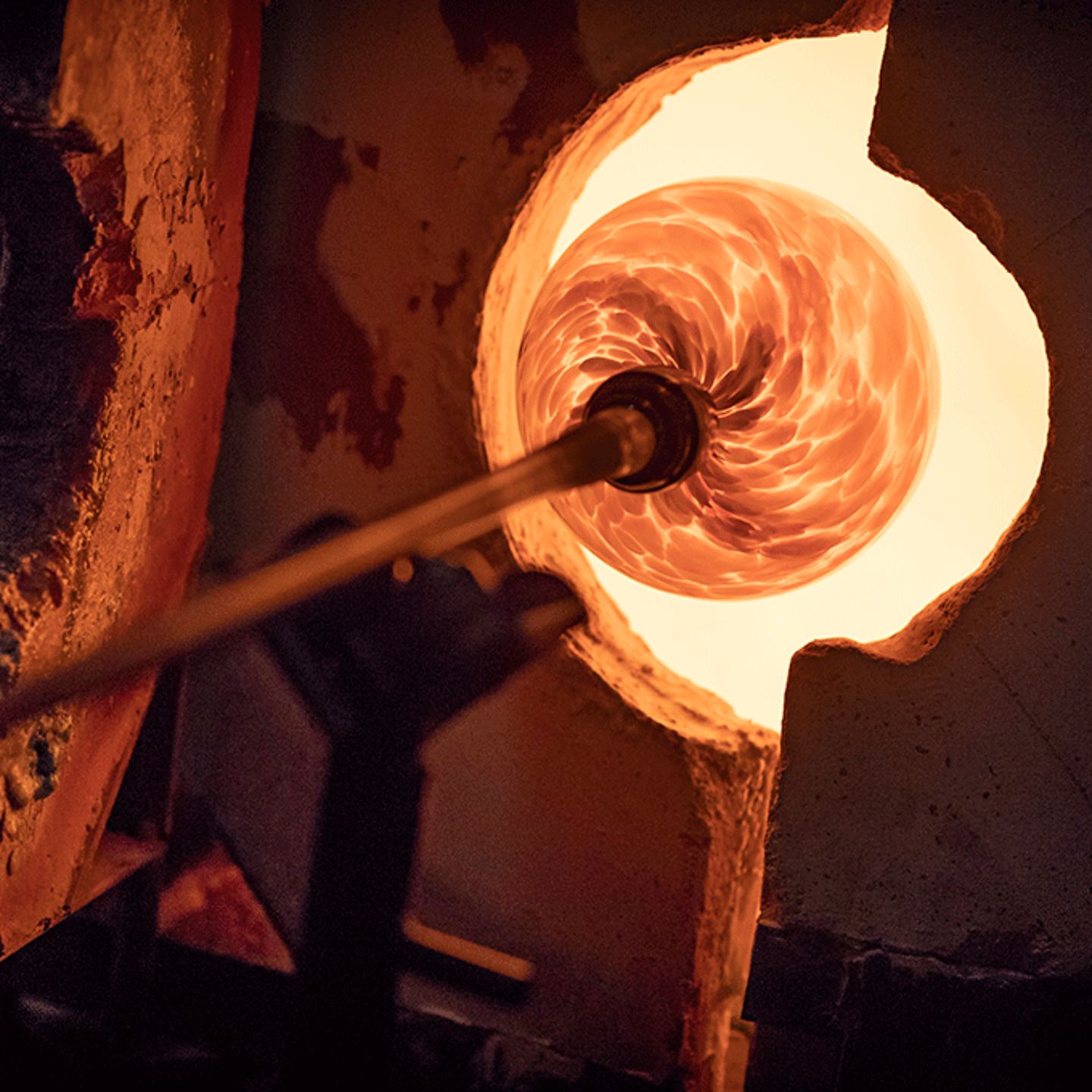 Blowing Glass in Heat