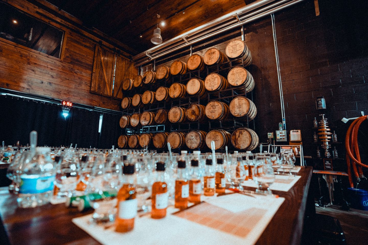 Distillery tasting