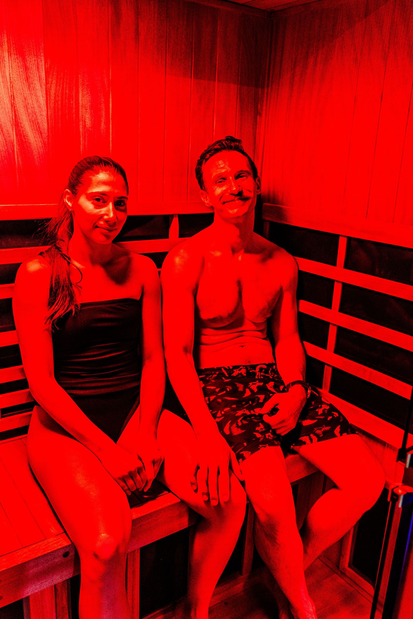 Couple in Sauna