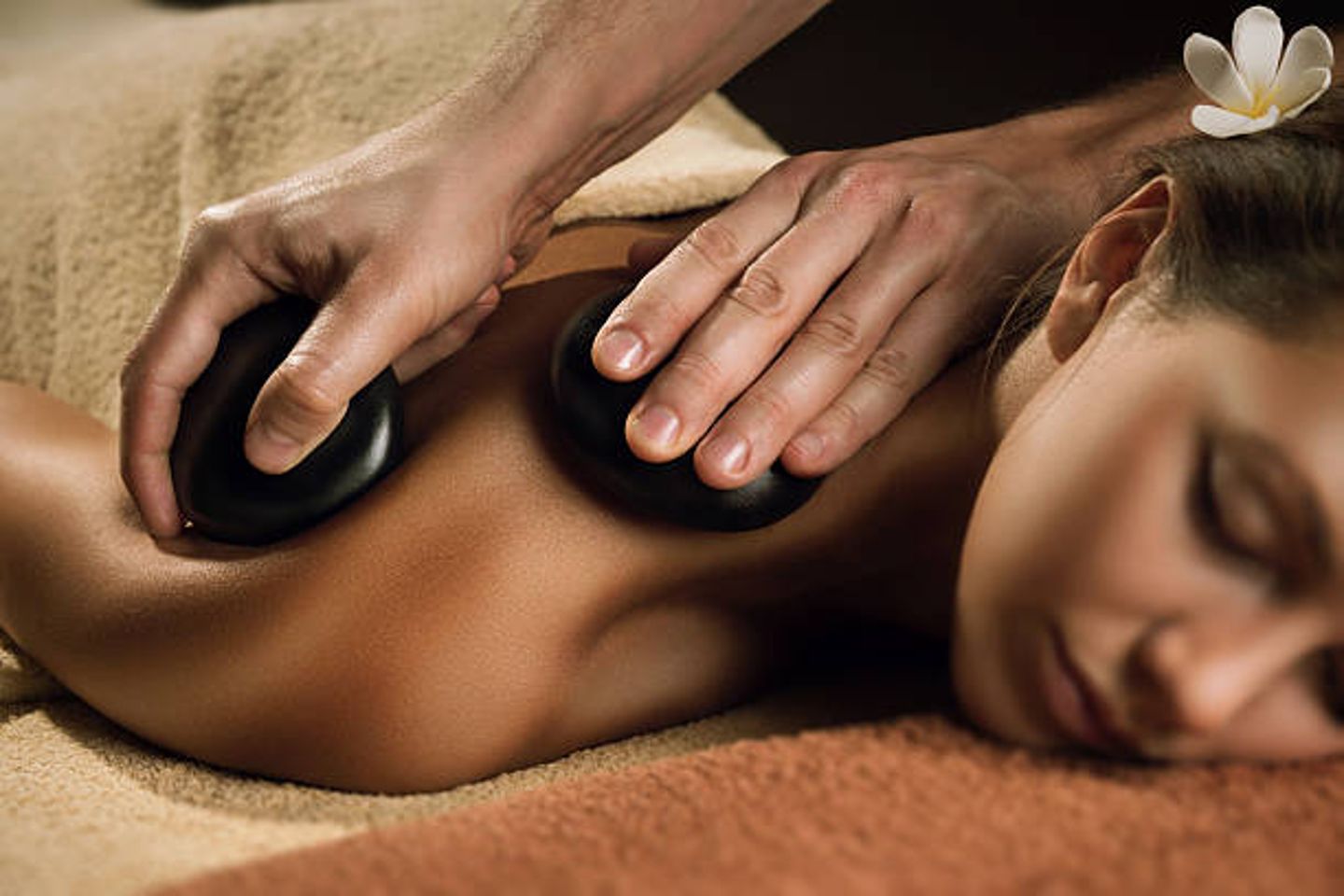 Hot stone massage