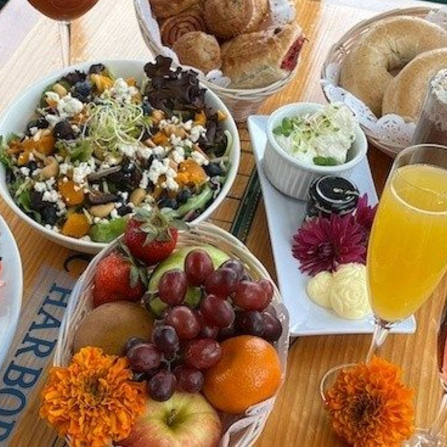 Brunch spread