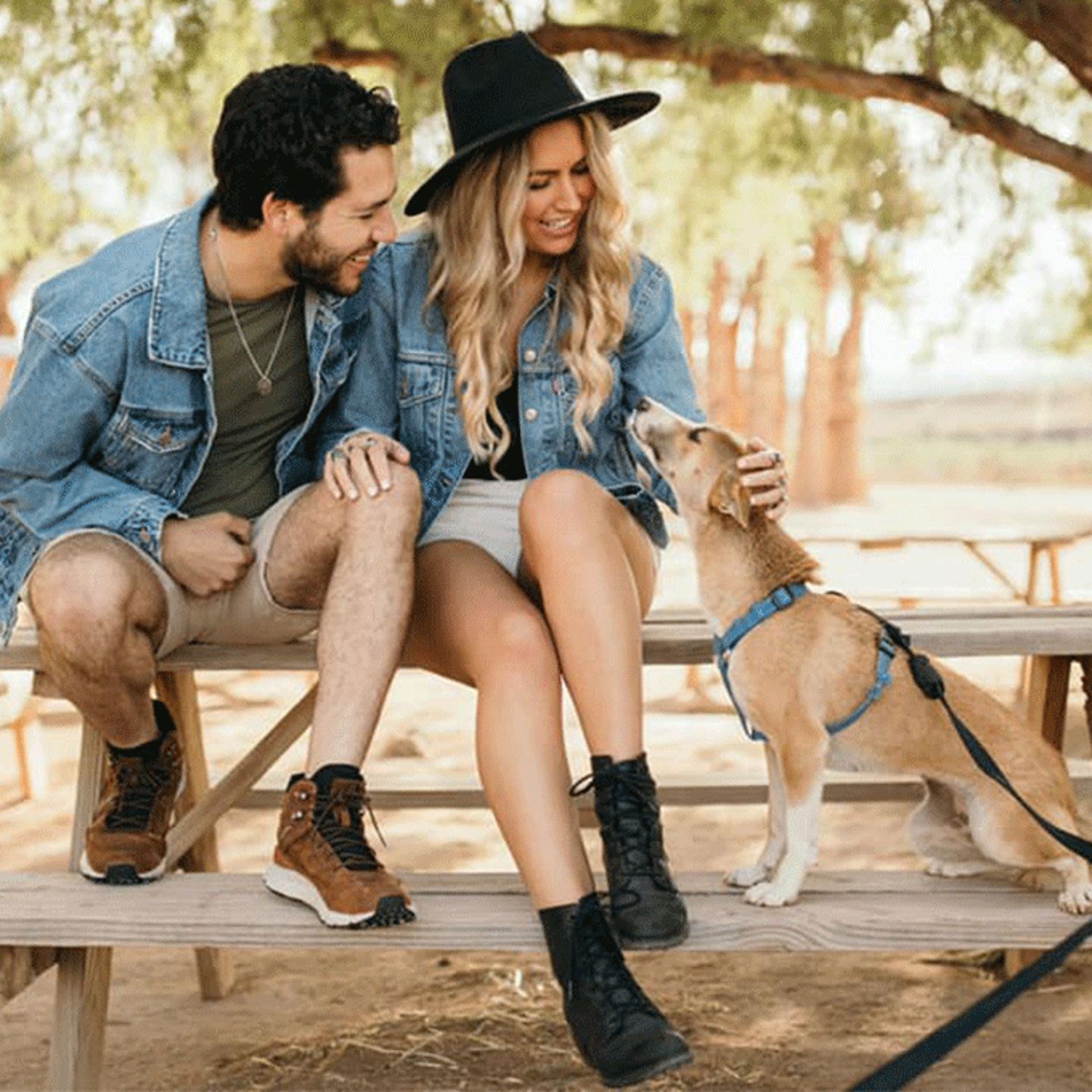 Couple with Dog