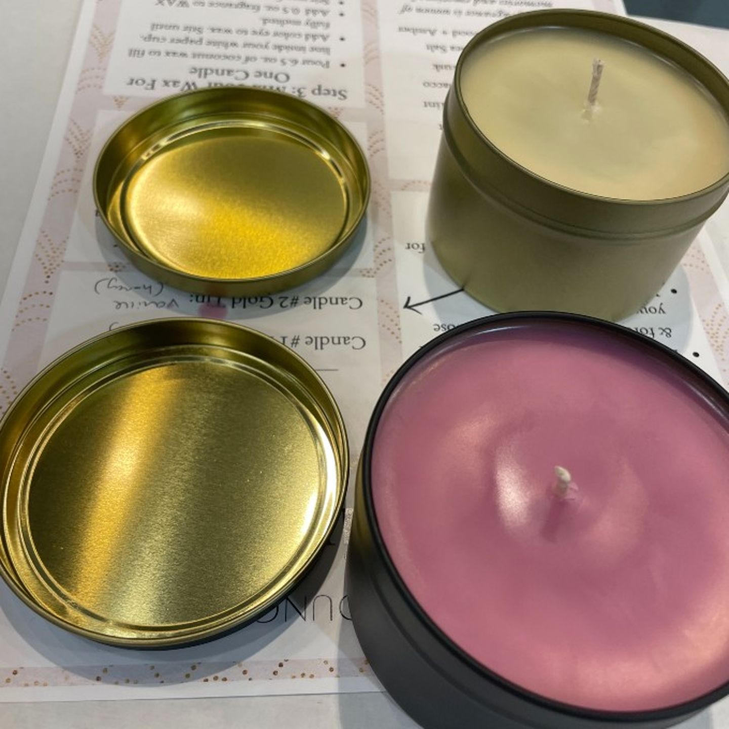 Finished Candles