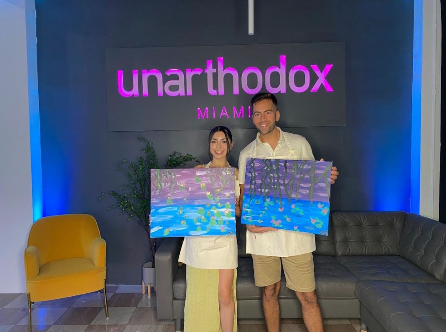 Couple Painting Monet