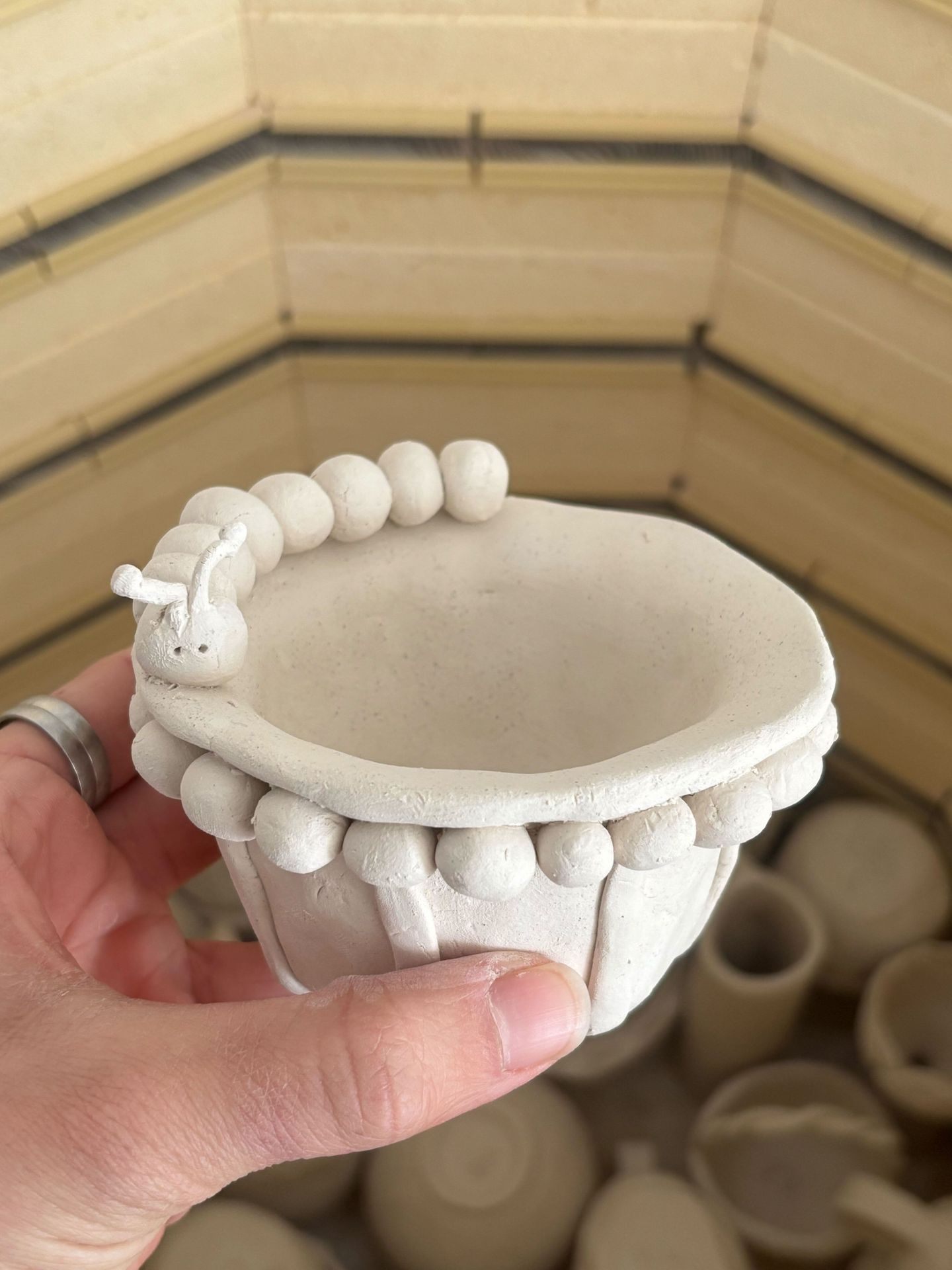 Caterpillar Pot