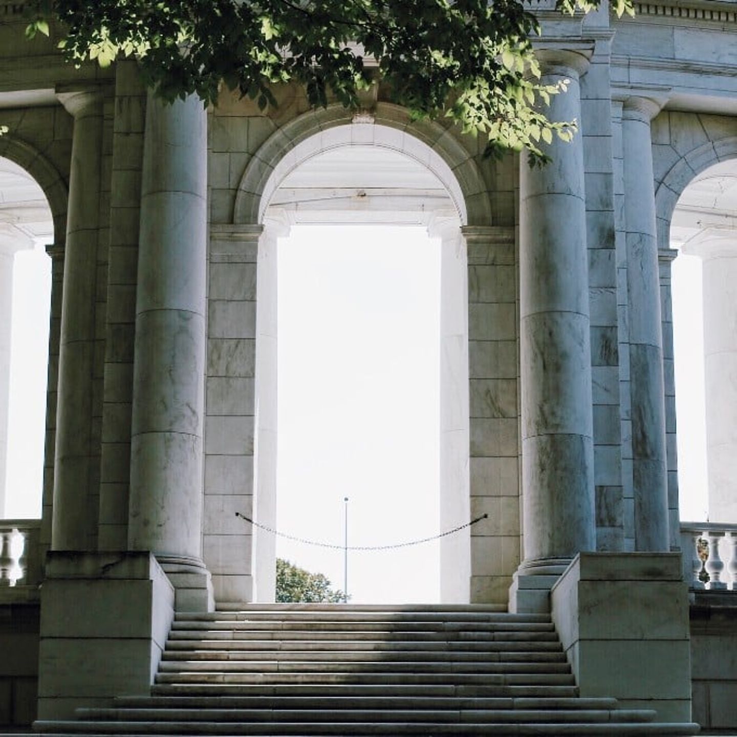 Inside White Structure